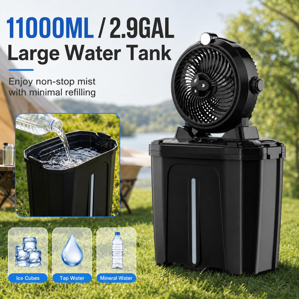 YESERLI battery and USB port for convenient rechargeable power