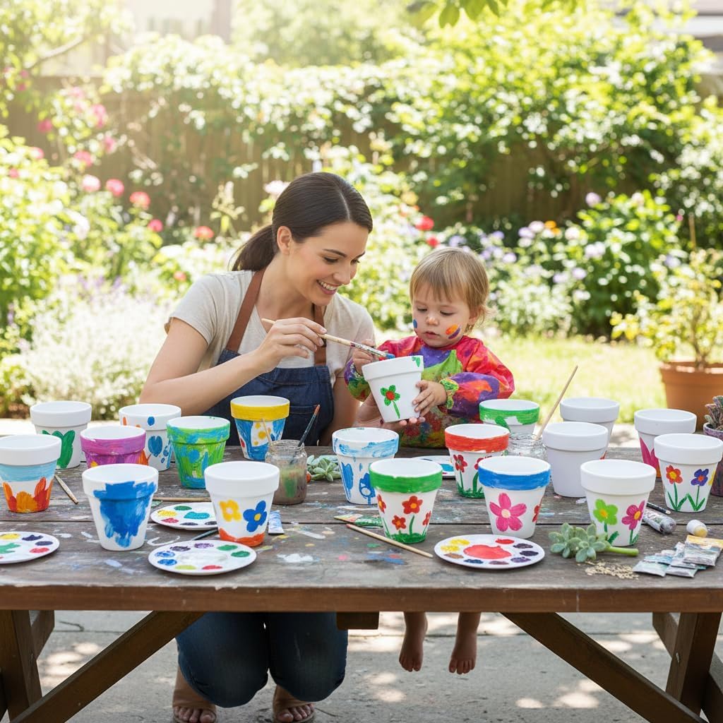 YESIACE painted pot DIY customization highlighting creative personalization option