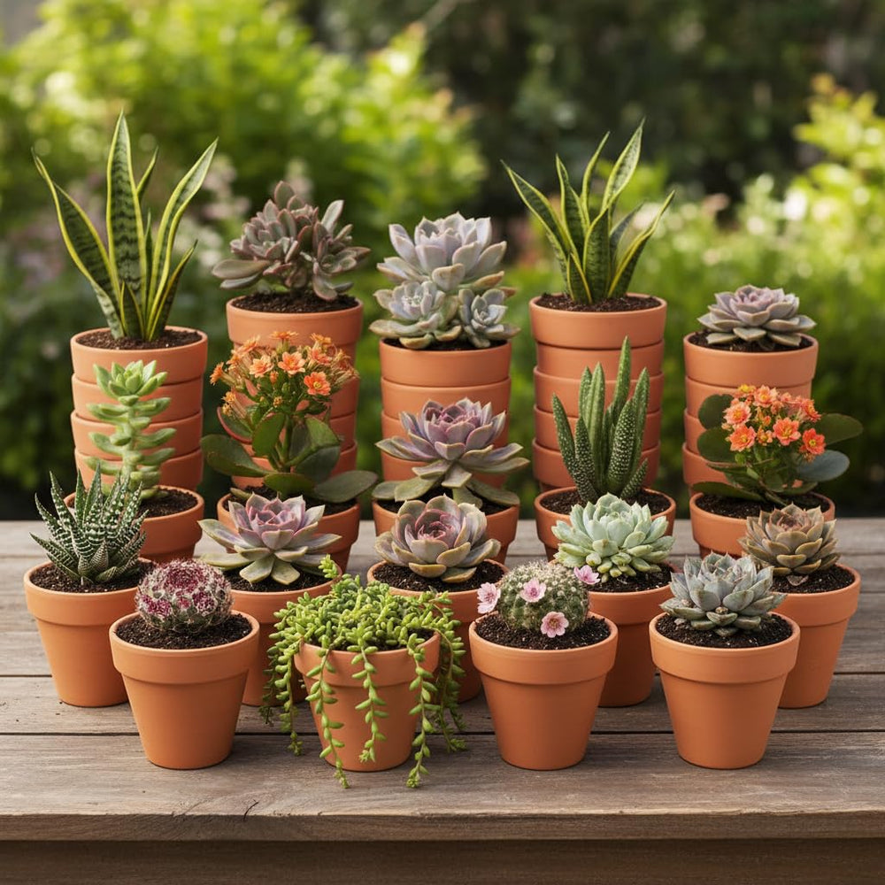 YESIACE lined row of planters as event centerpiece for coordinated displays