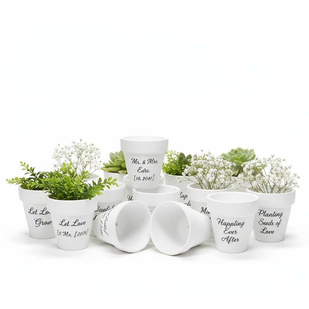 YESIACE hand holding a 4-inch pot showing size and easy handling