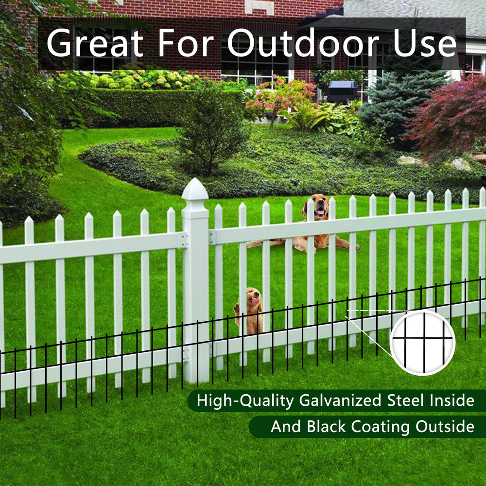 YESON buried barrier under mulch showing low-profile garden protection and hidden strength