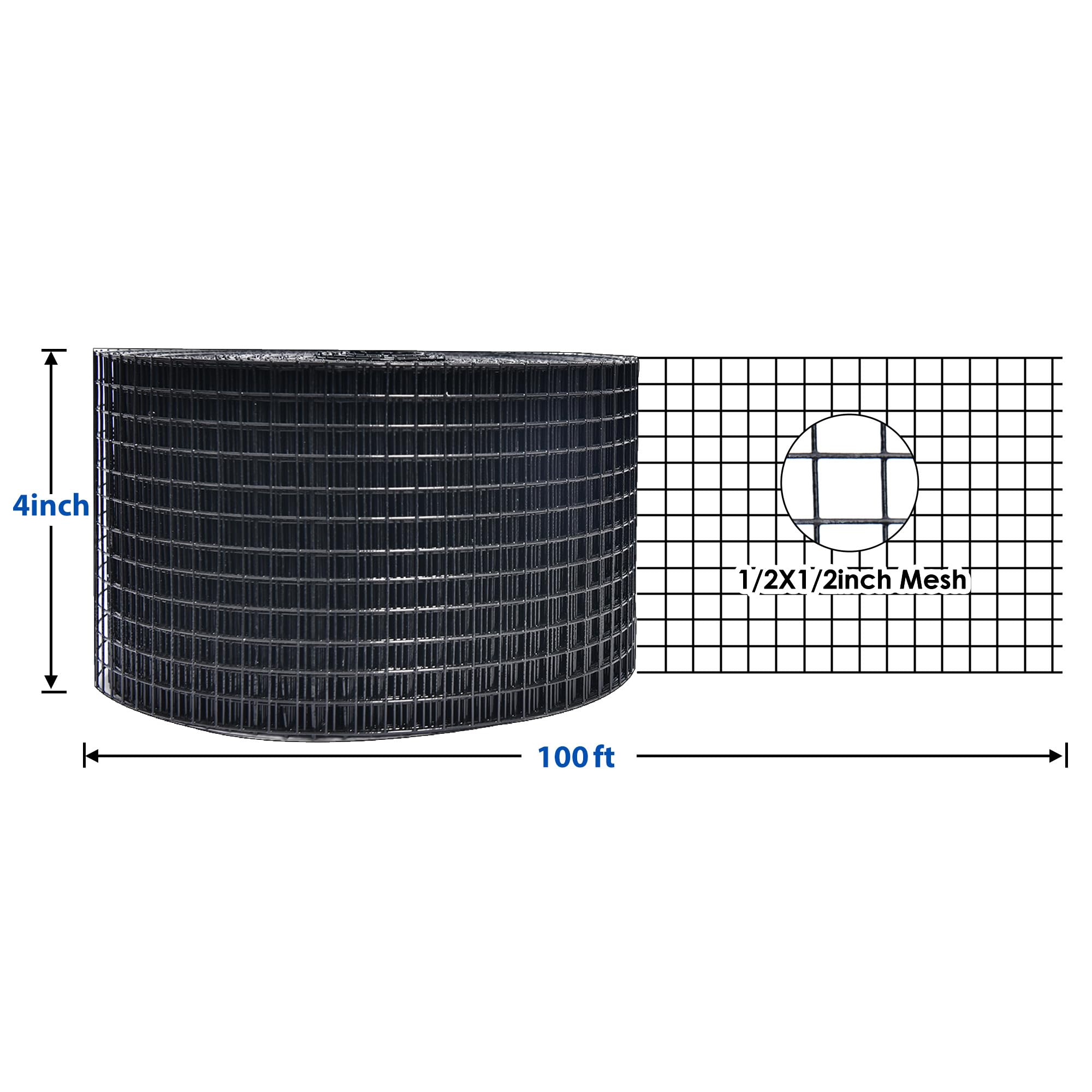 YESON closeup of 1/2 inch mesh weave showing durable coating benefit