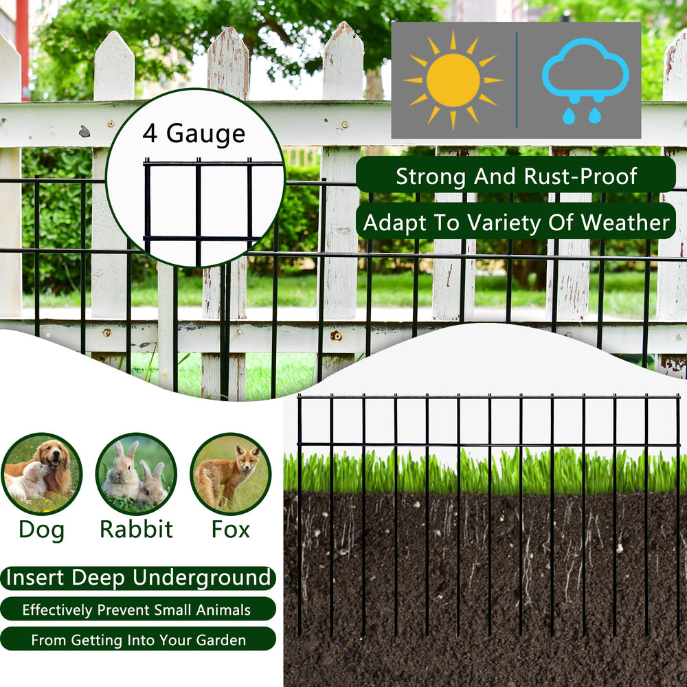 YESON barrier used as a garden border in a landscaped yard showing neat plant protection