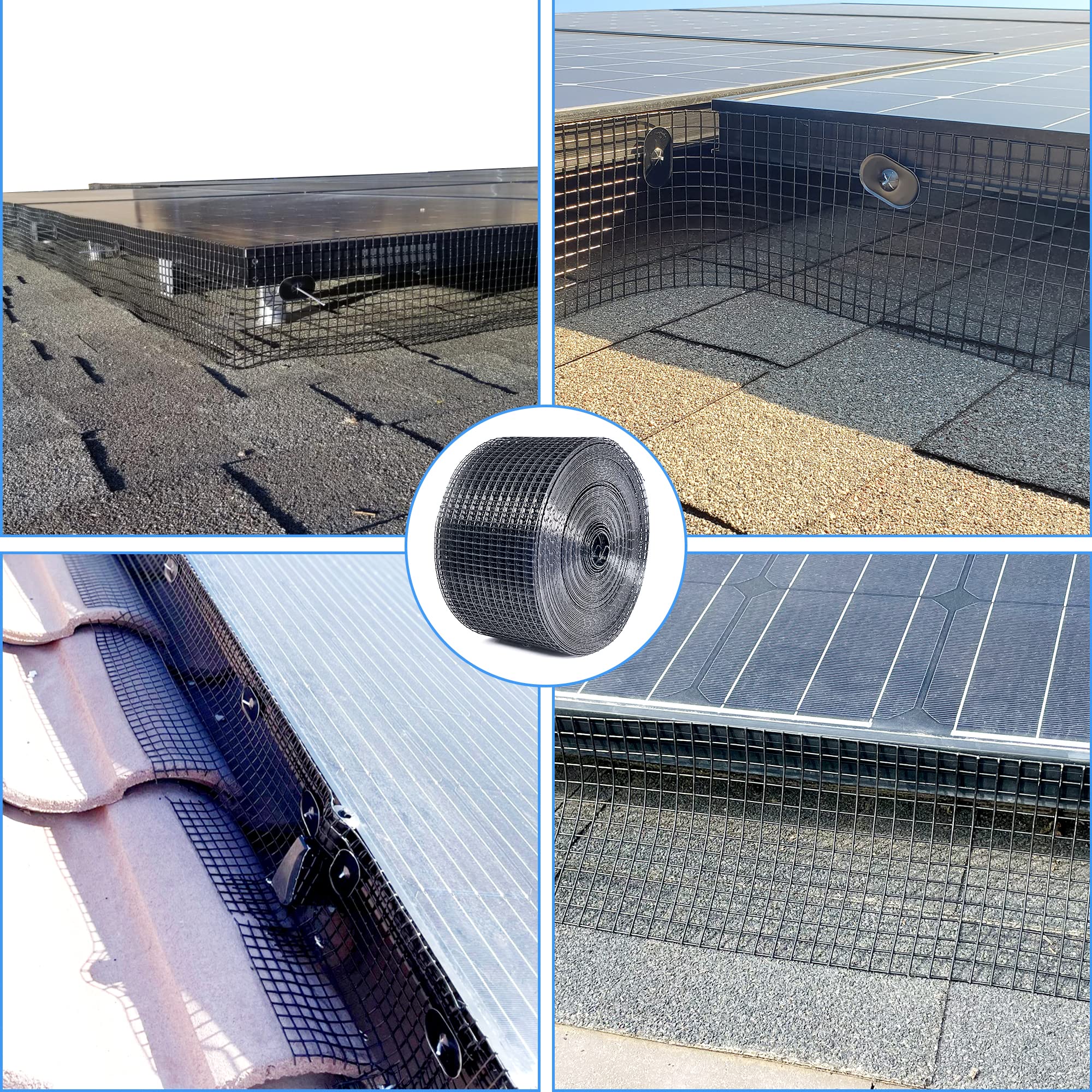 YESON rooftop scene with mesh in place showing discreet long-term roof protection