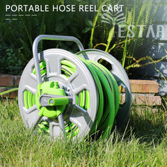 YESTAR close-up of plastic crank handle for smooth, ergonomic winding