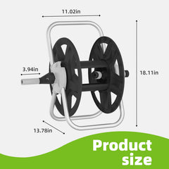 YESTAR reel in use watering garden for effortless hose deployment