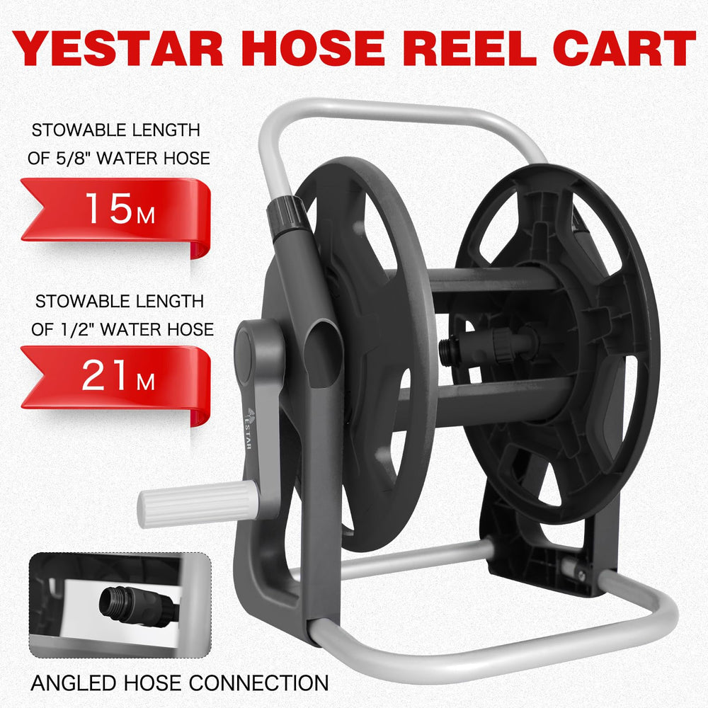 YESTAR view of storage area organizing nozzles and small gardening tools