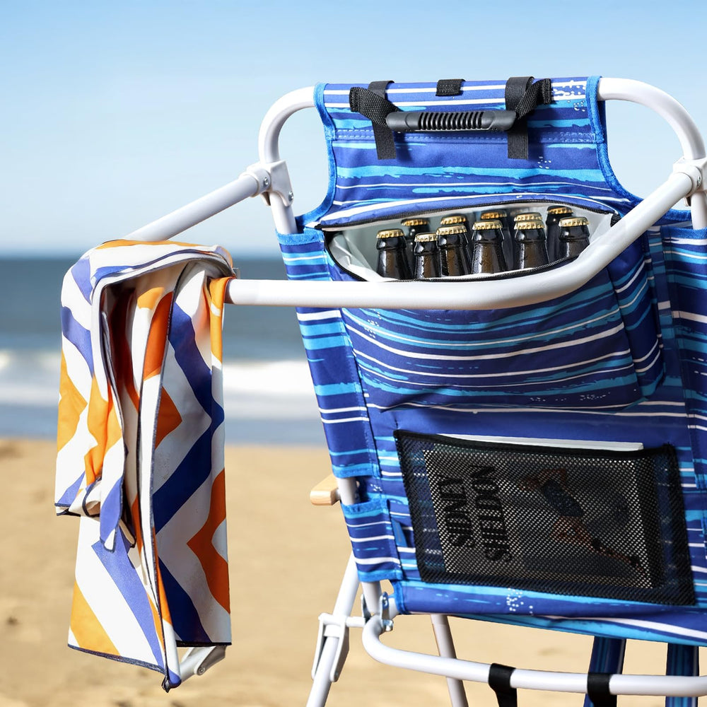 Yestomo folded into backpack with padded straps for easy hands-free transport benefit