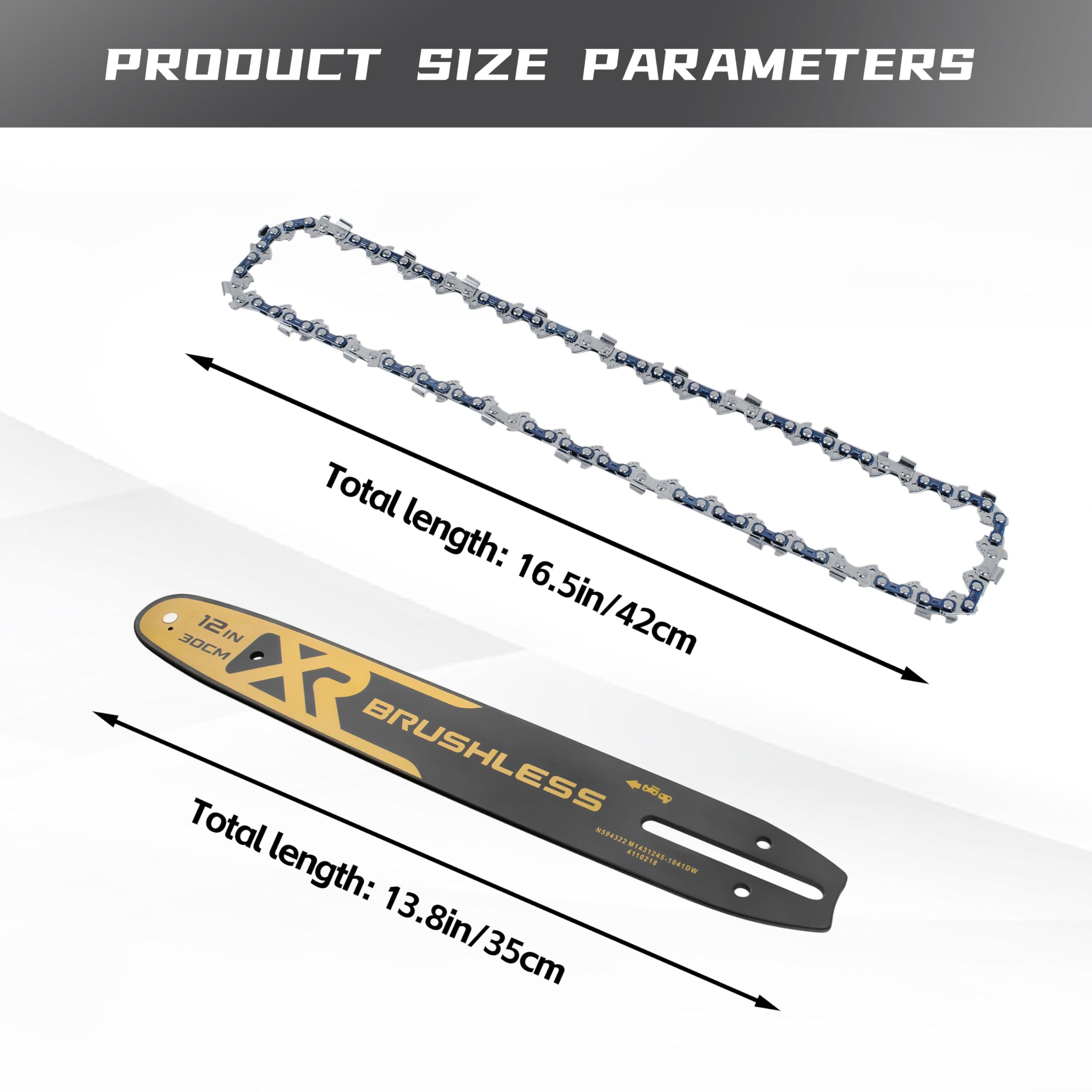 YETTAT close-up of guide bar rail detailing for improved wear resistance