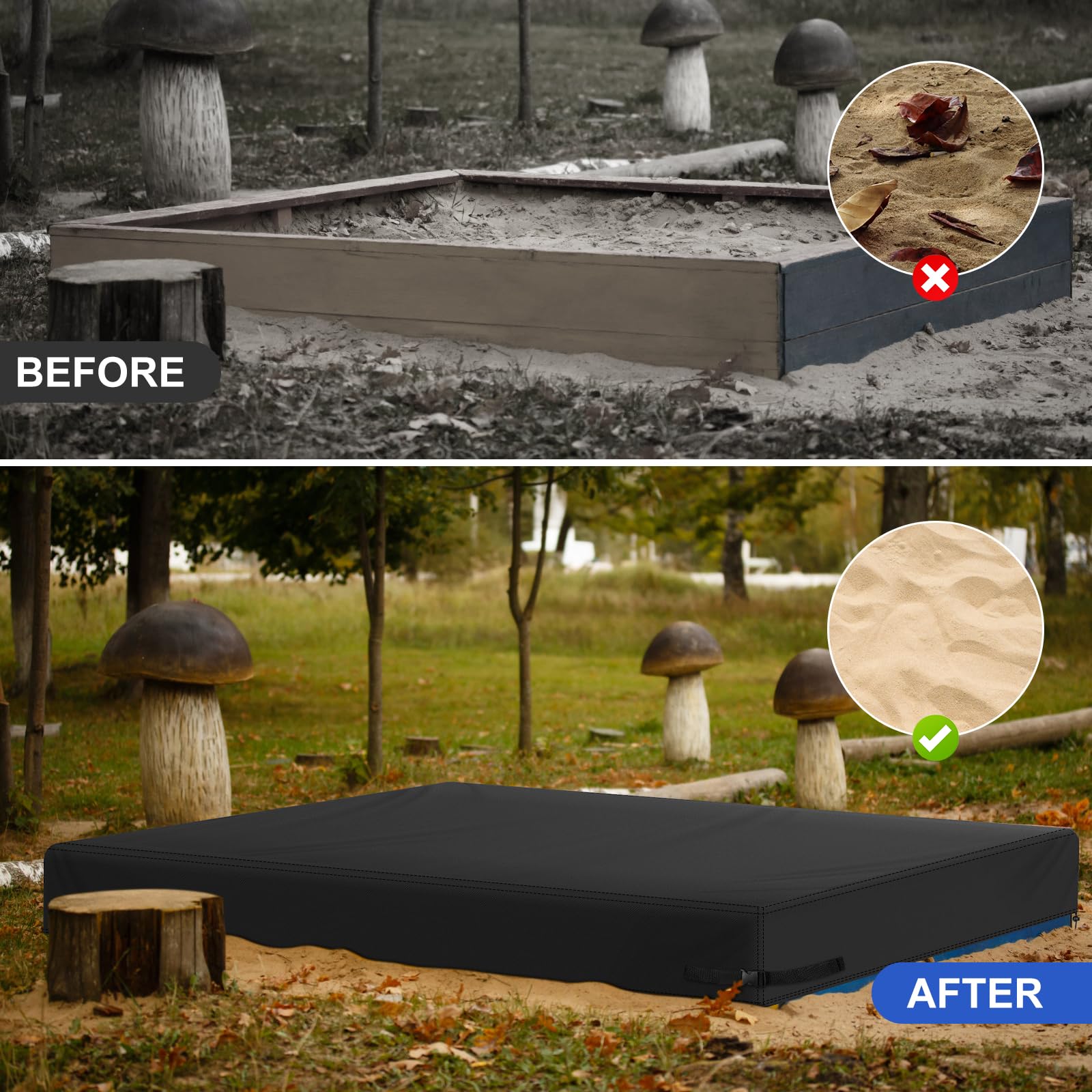 Yexcend cover in backyard demonstrating weather protection benefit