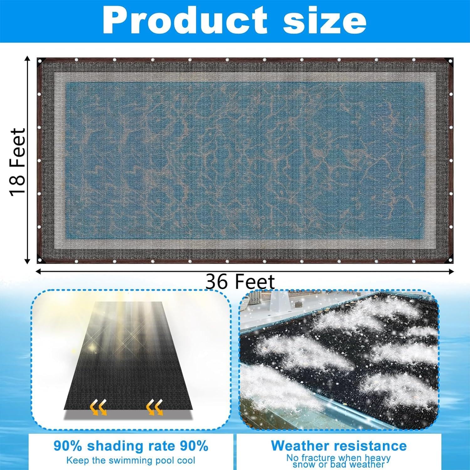YEXEXINM close-up of fine polyethylene mesh showing debris-capture benefit