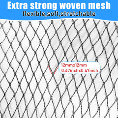 YEXEXINM net installed on 18ft above-ground pool keeps leaves off surface