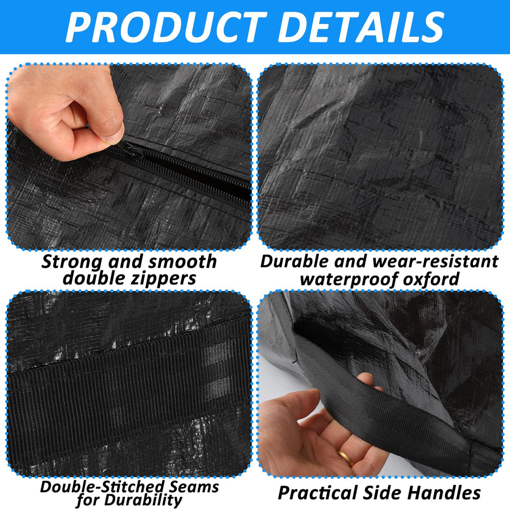 YEXEXINM close-up of heavy-duty zipper for secure, weather-resistant closure