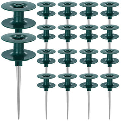 Yexiya front packaging showing 16 rustproof hose guide spikes and benefits