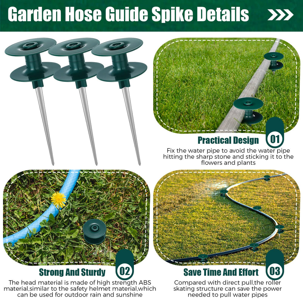 Yexiya installed in garden lifting hose to protect plants and mulch
