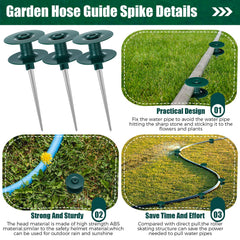 Yexiya installed in garden lifting hose to protect plants and mulch