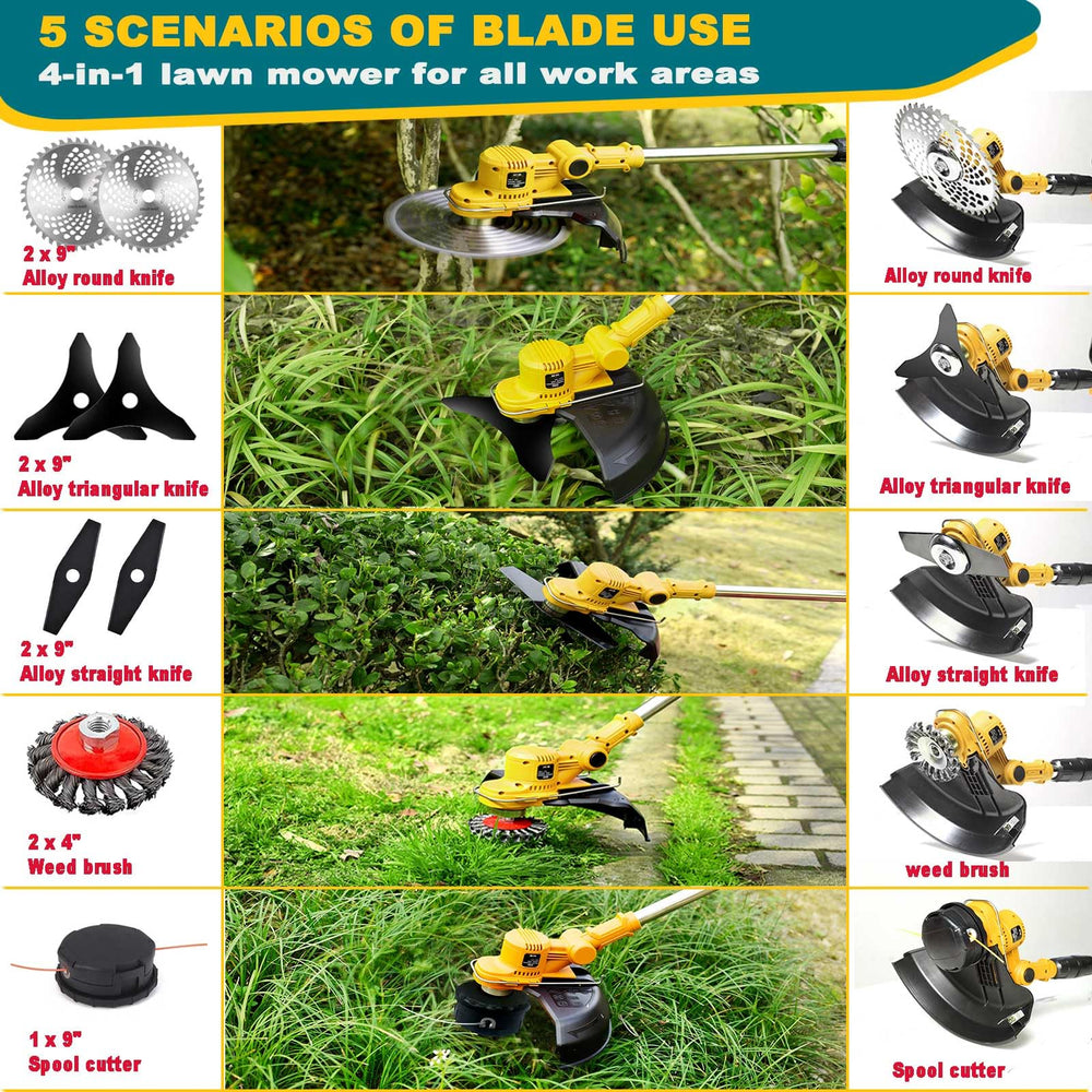 YEXLXLN close-up of interchangeable blades highlighting durable cutting performance