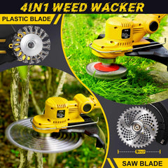 YEXLXLN five cutting blades laid out to show versatile attachments for varied jobs