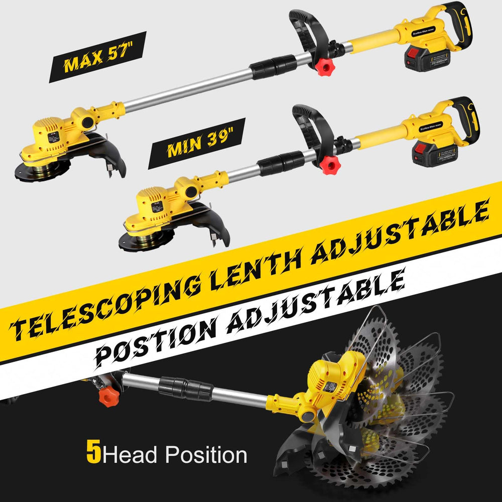 YEXLXLN telescoping shaft extended to display scale and ergonomic height adjustment