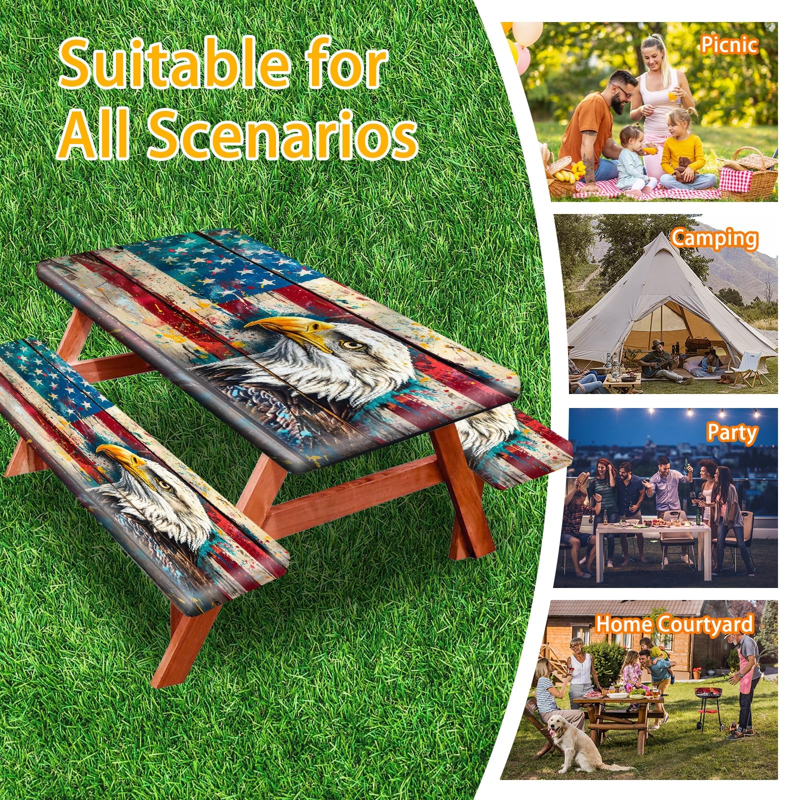 YEYE JUICE picnic setup at tailgate offering stylish, durable protection