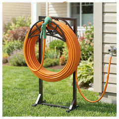 YFFSRJDJ base and lengthened ground stakes anchoring into lawn for steadiness