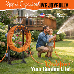 YFFSRJDJ close-up of dual tool hooks holding nozzle and garden gloves for convenience