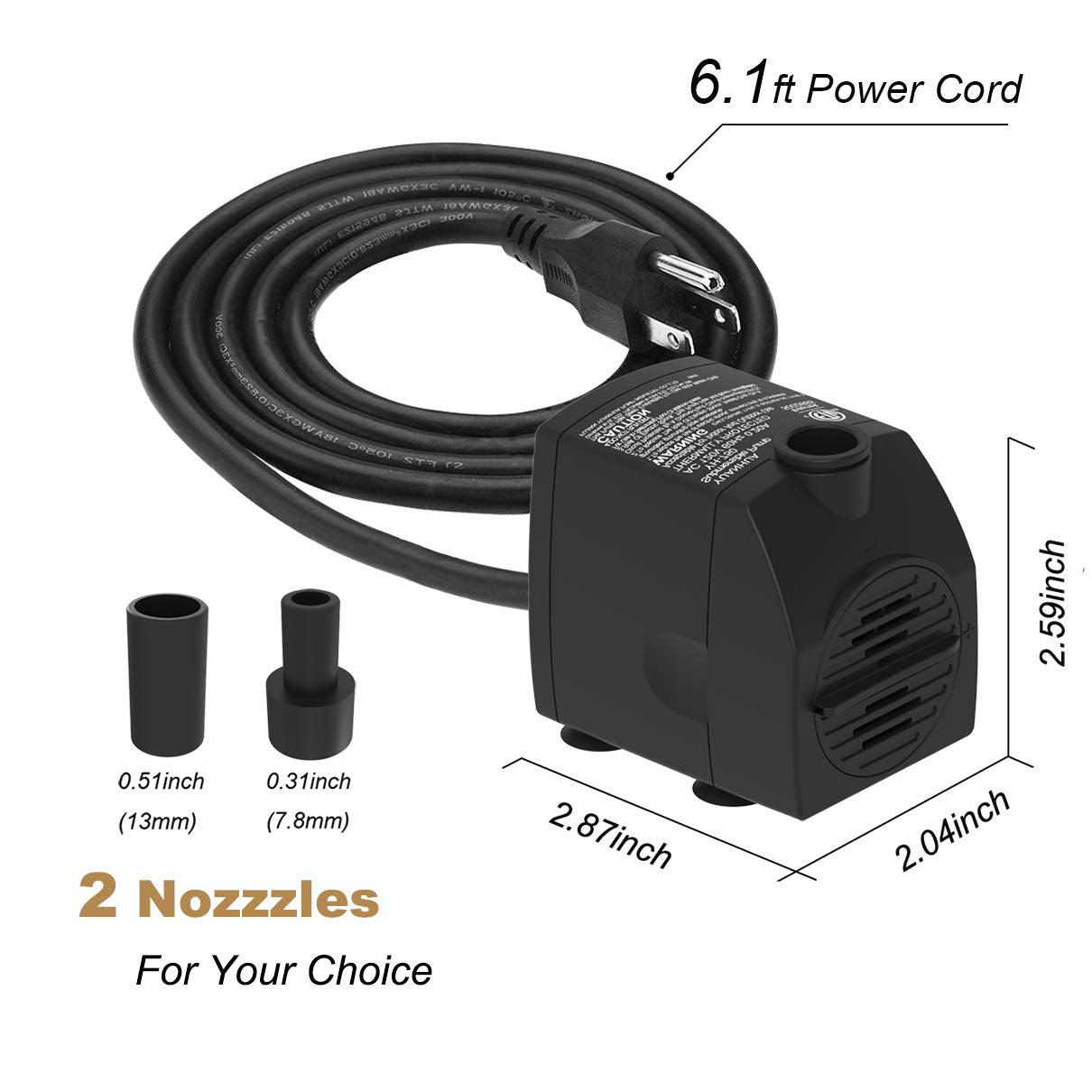 YH YUANHUA label and specs visible to confirm voltage and performance