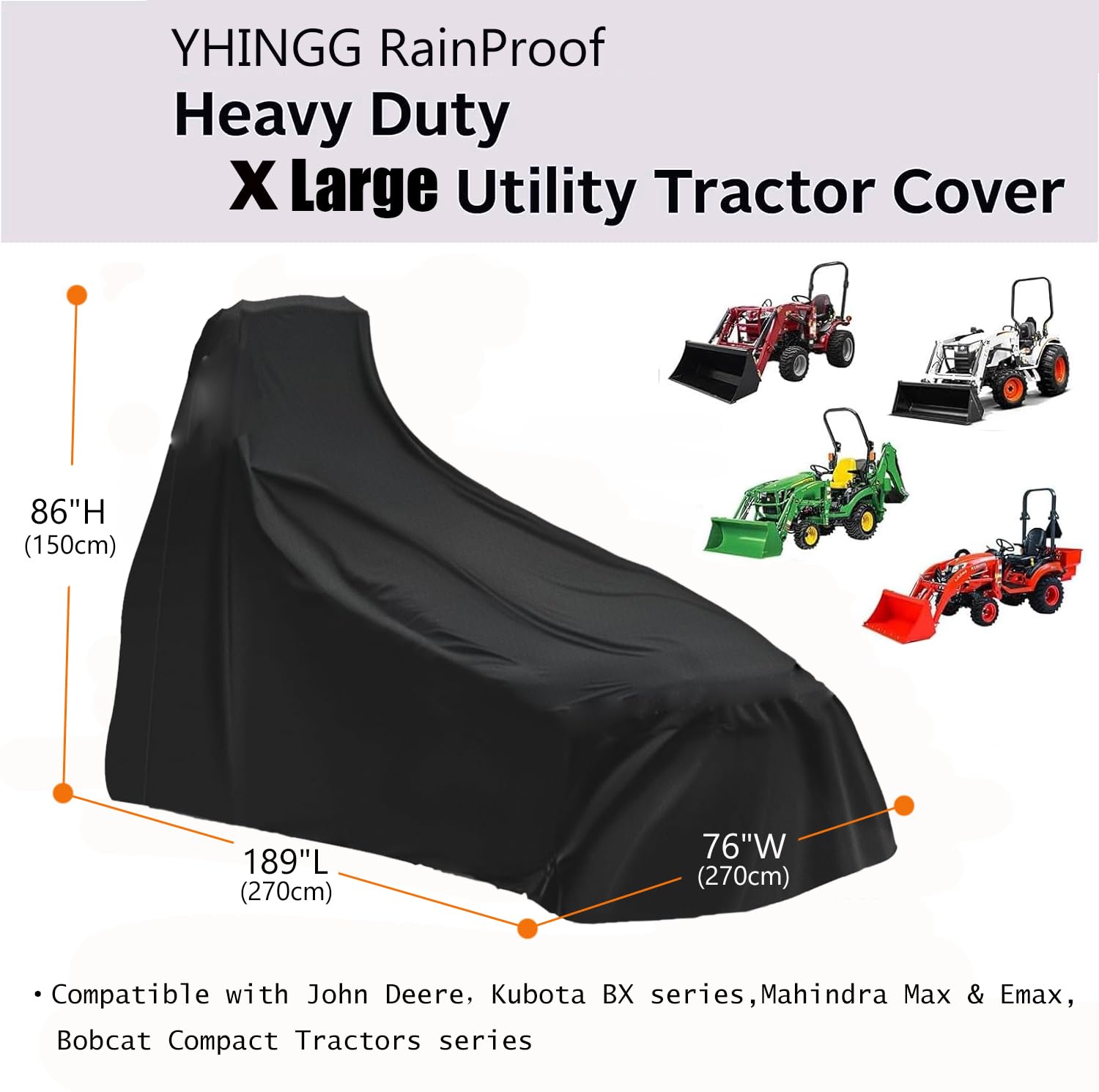 YHINGG close-up of 600D fabric texture showing durable tear resistance benefit