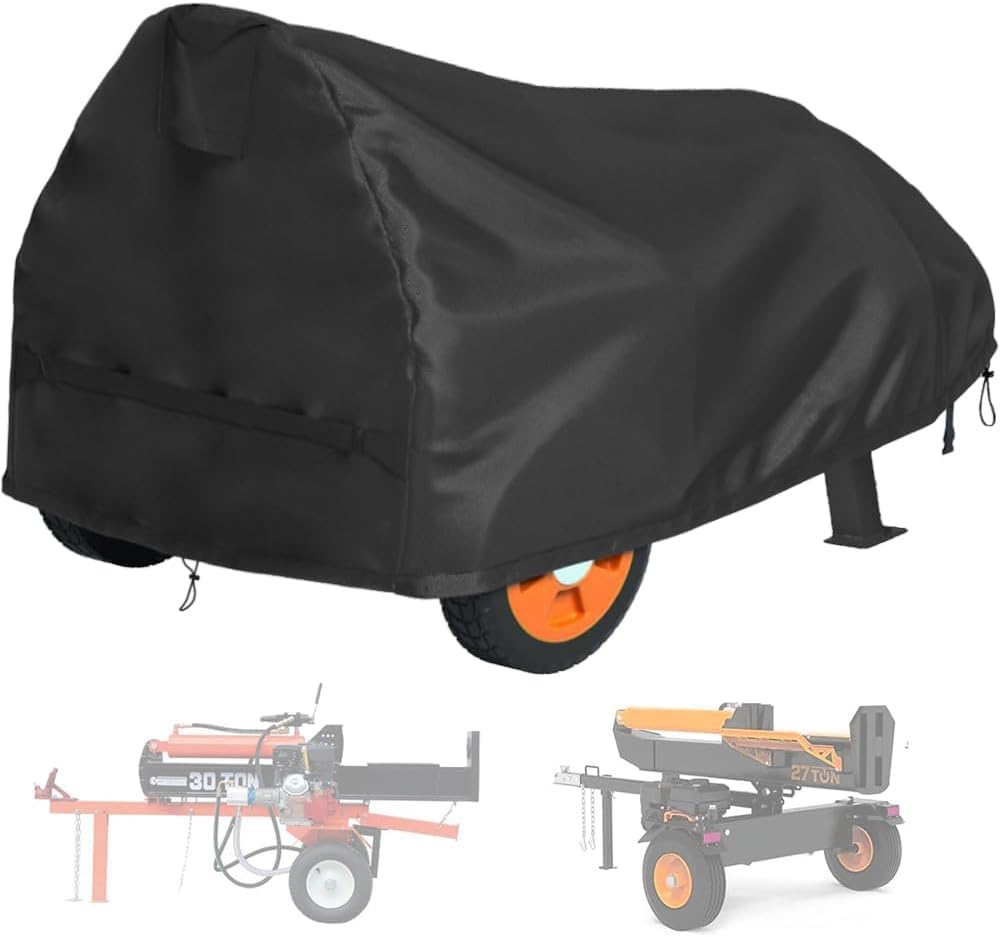 YHINGG front view covering log splitter protects from rain and debris