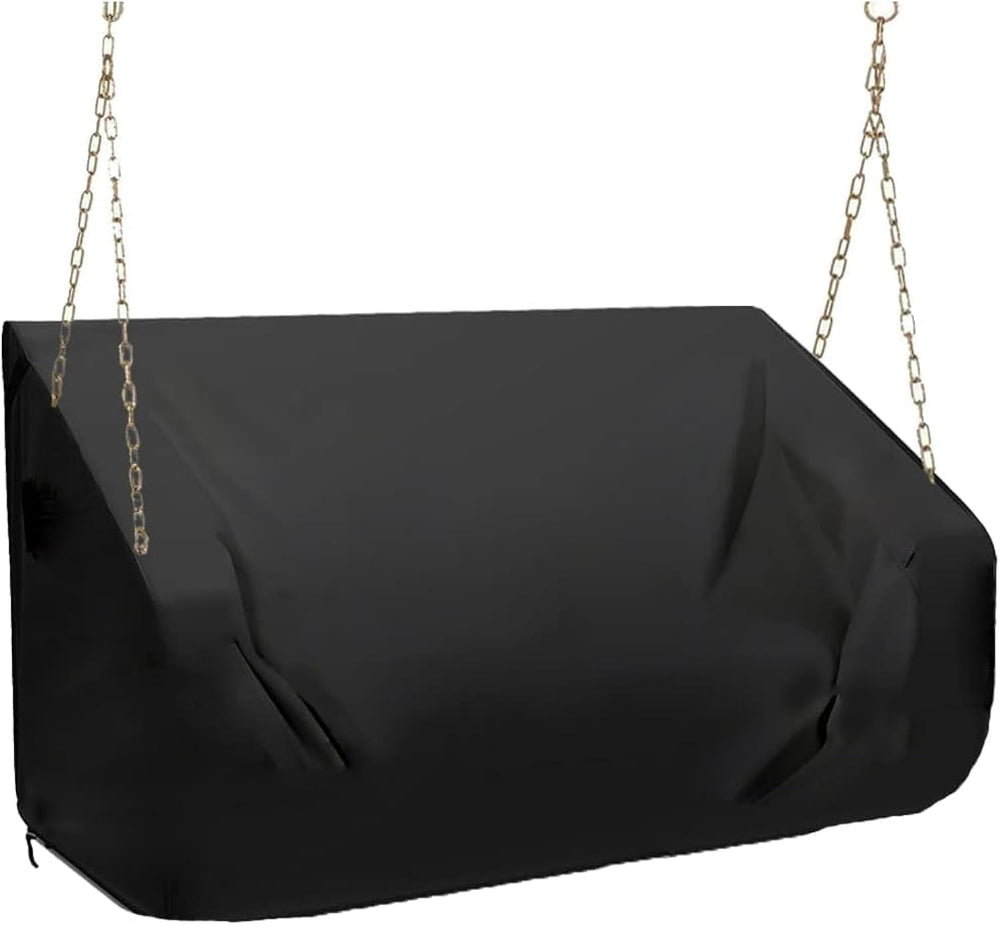 YHINGG front view of 86-inch swing cover protecting swing from weather