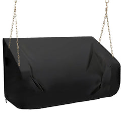 YHINGG front view of porch swing cover showing full fit and protection