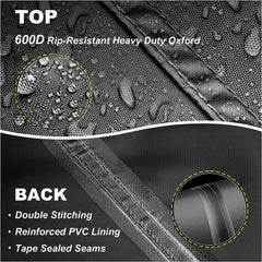 YHINGG 600D Oxford fabric close-up showing water-resistant texture