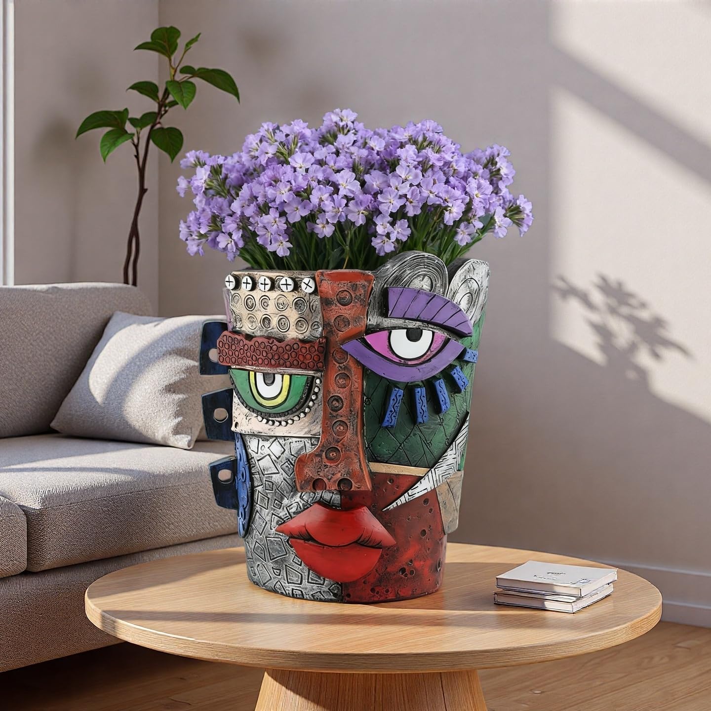 Yhupl on balcony table showing weather-resistant finish and style