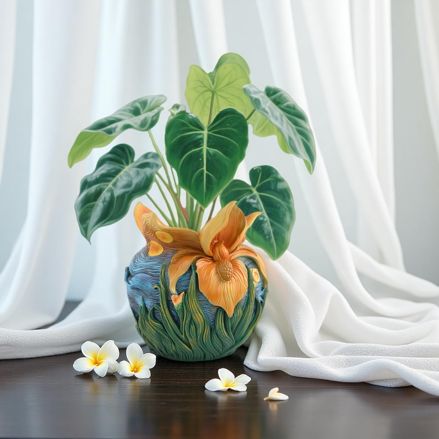 Yhupl on a living room shelf illustrating how it elevates interior styling