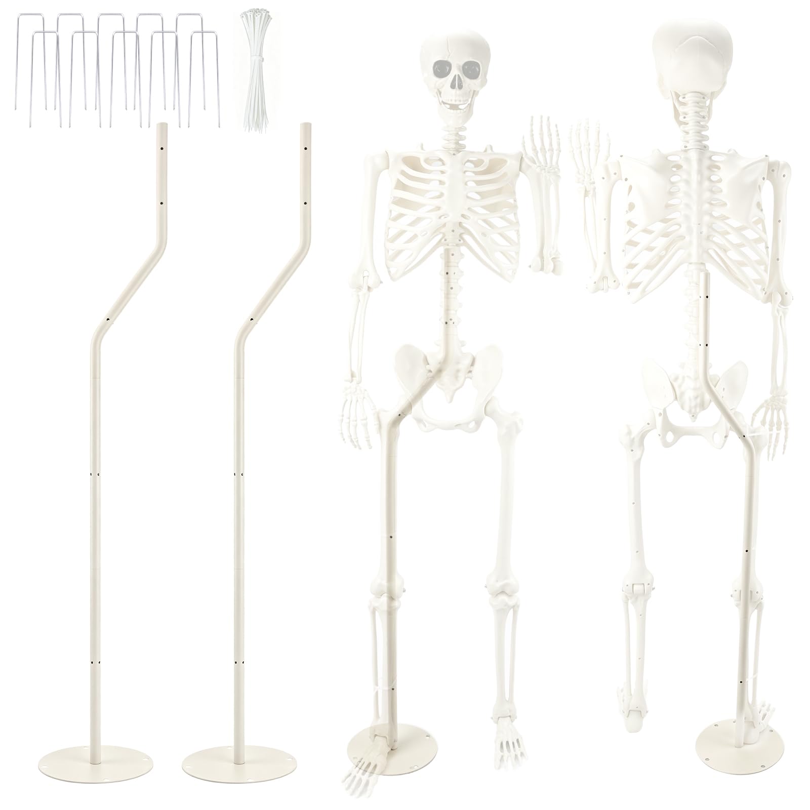 YIBOBO front view assembled stand showing stable skeleton support