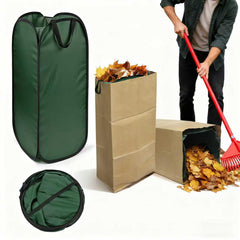YIBOBO front view of pop-up leaf funnel showing ready-to-use opening and benefit of fast setup