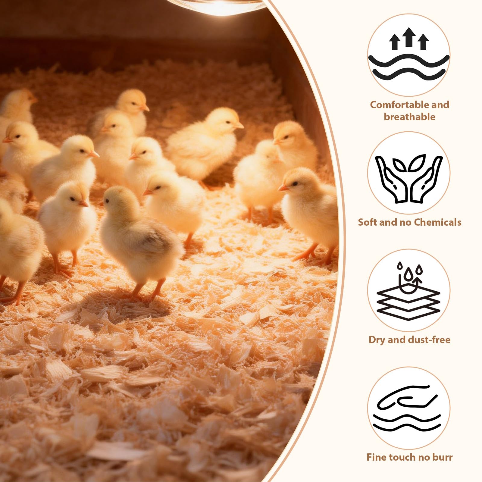 YIBOBO label and features closeup highlighting dual-sifted low-dust design