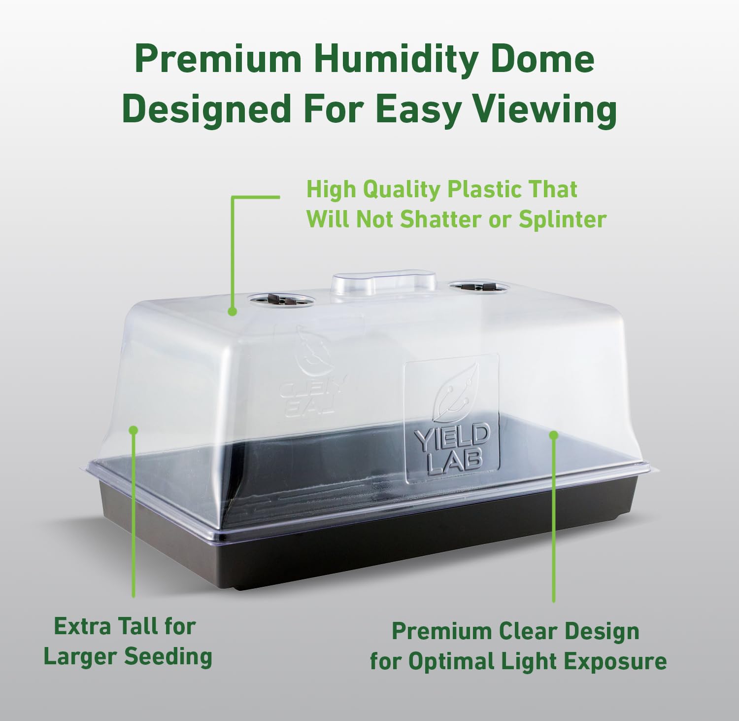 Yield Lab vent detail close-up for adjustable humidity control