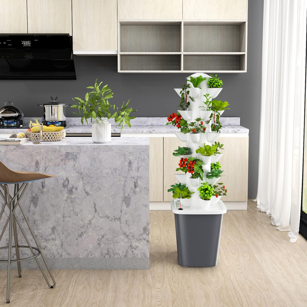 YIFOR next to chair size comparison showing space-saving footprint benefit