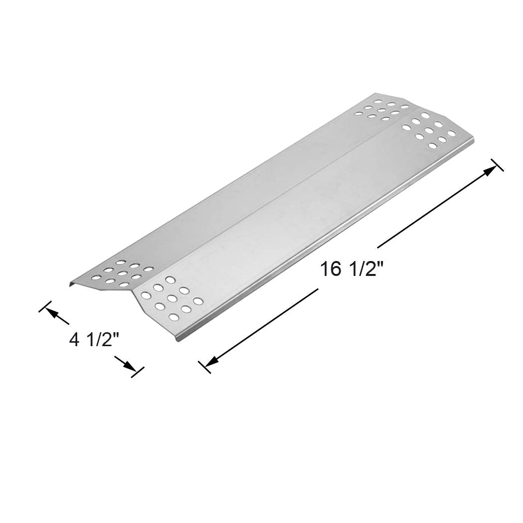 YIHAM close-up of stainless-steel heat shield plate showing corrosion-resistant finish