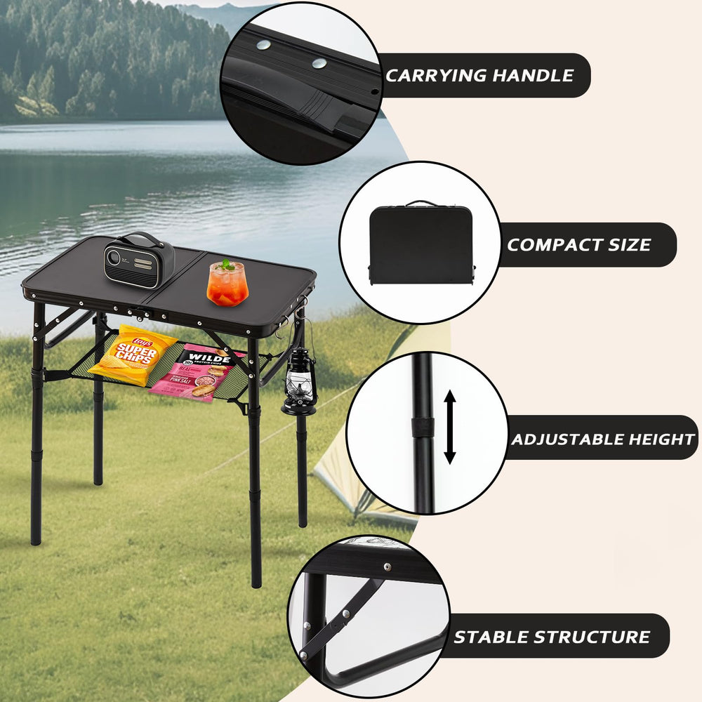 YihuiKo table at three heights highlighting adjustable convenience