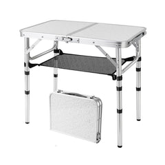 YihuiKo front view showing stable tabletop and sturdy frame for reliable outdoor dining