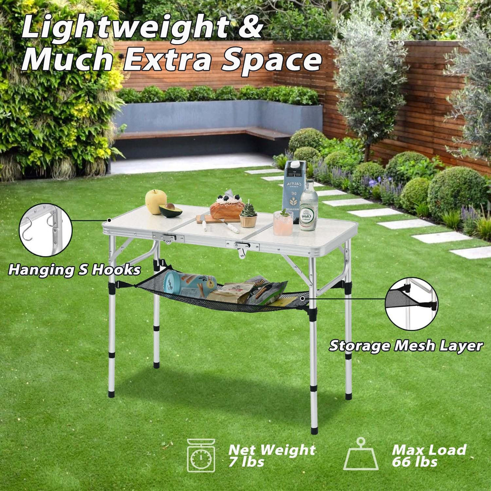YihuiKo open 3ft tabletop showing smooth surface for meals