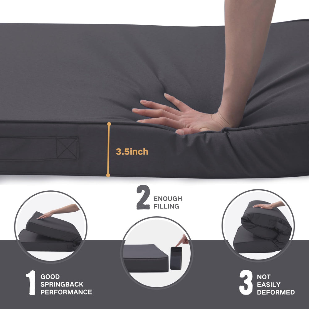 YIJIAN HOME adjustable side strap securing cushion to bench to prevent slipping