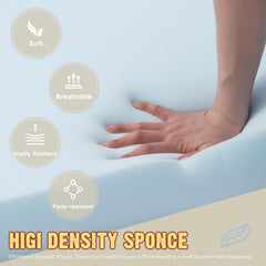 YIJIAN HOME cross-section showing 3.5-inch memory foam for balanced support