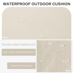 YIJIAN HOME fabric detail highlighting waterproof polyester and quick-dry benefit