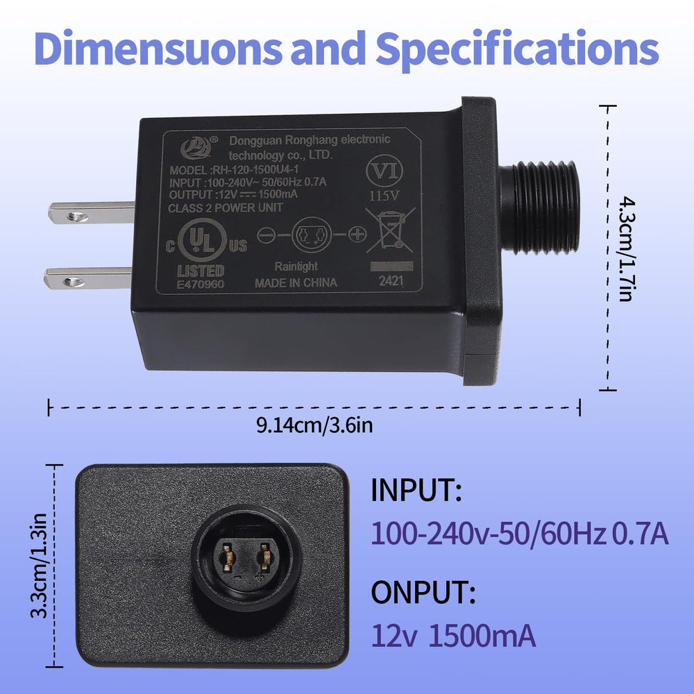 YIJXPOIN close-up of AC plug and cord for secure outlet connection