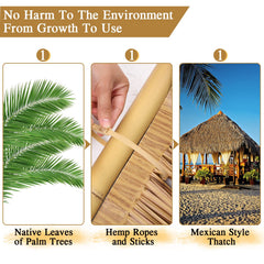 Yilloog installation on a tiki hut demonstrating quick DIY transformation