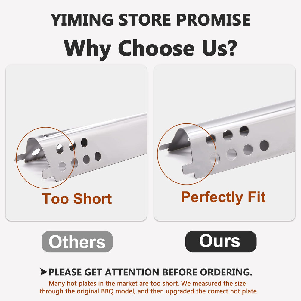 Yiming adjustable crossover tube extended to fit different burner spacing benefit