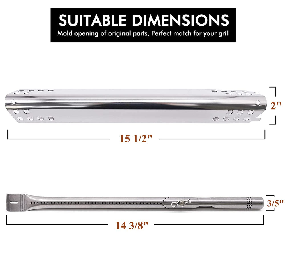 Yiming adjustable crossover tube demonstrating length range for precise fit